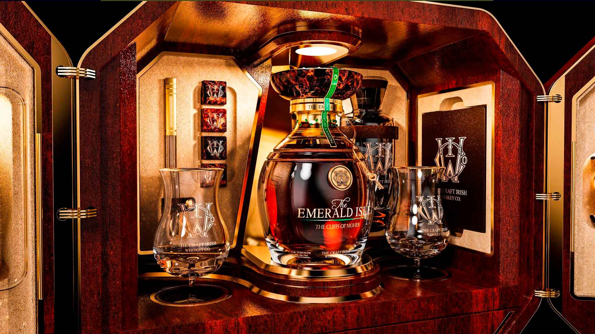 The Emerald Isle Collection um dos whiskys mais caros do mundo