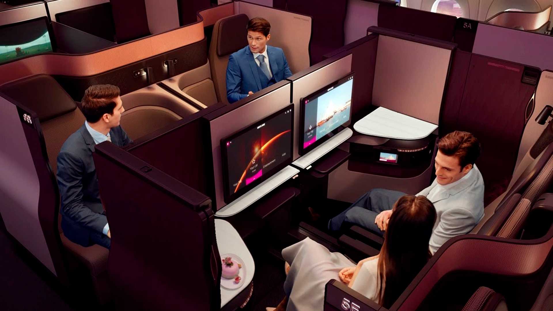 QSuite: A Classe Executiva Revolucionária da Qatar Airways