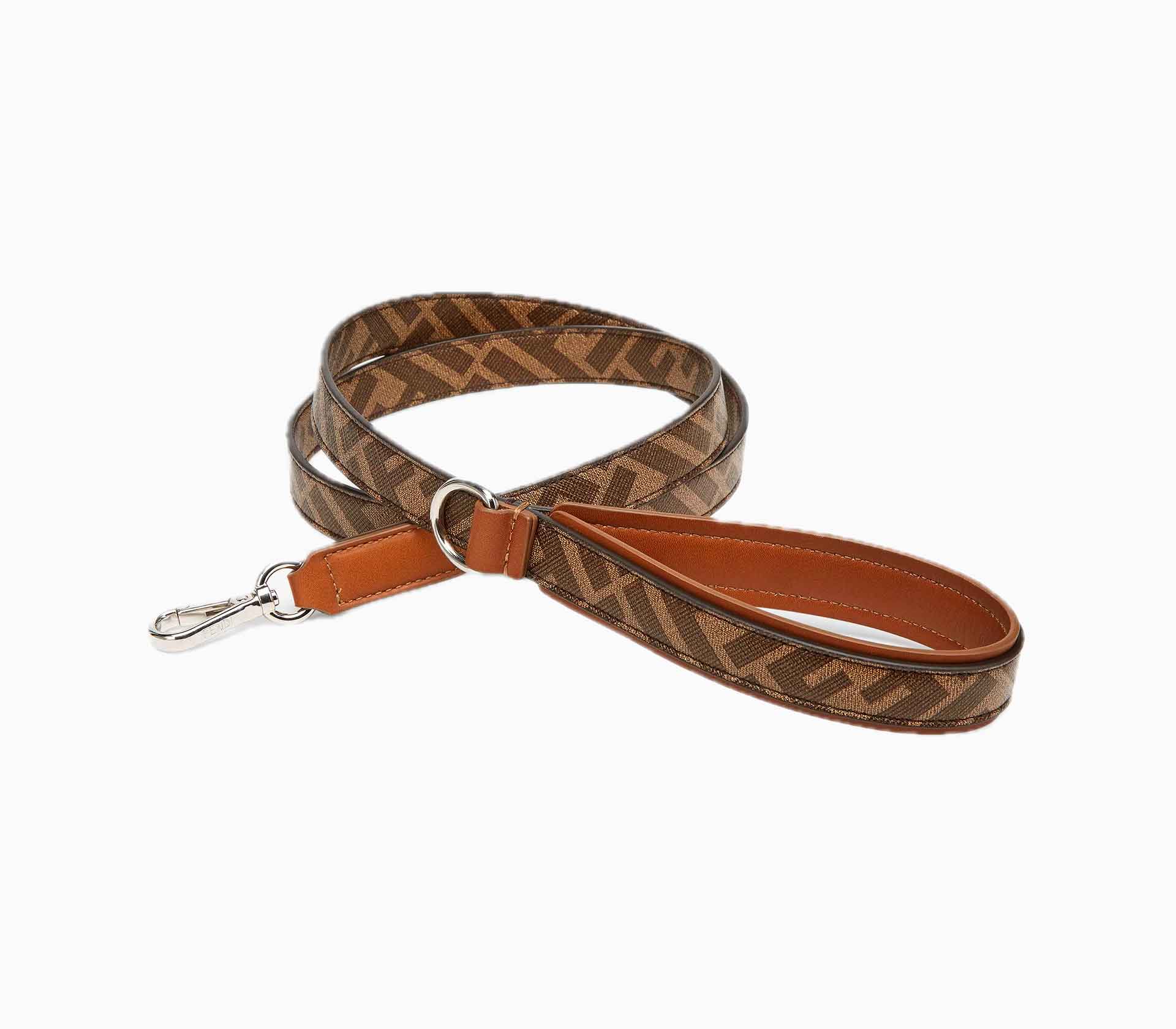 Guia de Coleira Rockstud Marrom