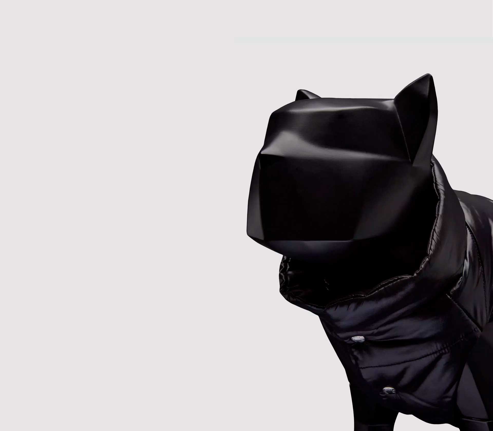 Casaco para Pet com Capuz Re-Nylon - Preto
