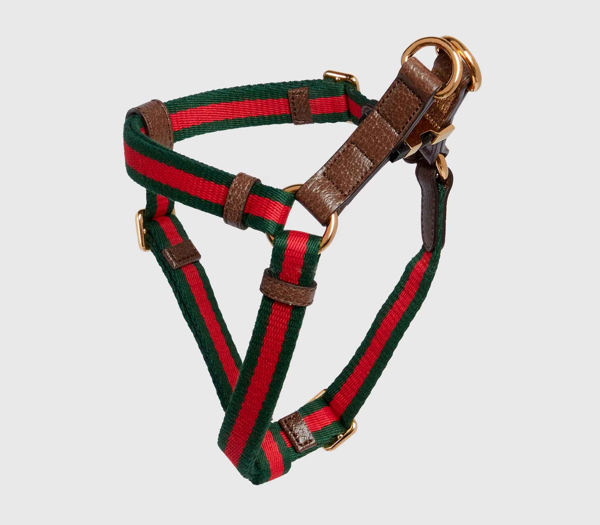 Guia de Coleira para Pet Dupla Harness Edicao Especial Bege