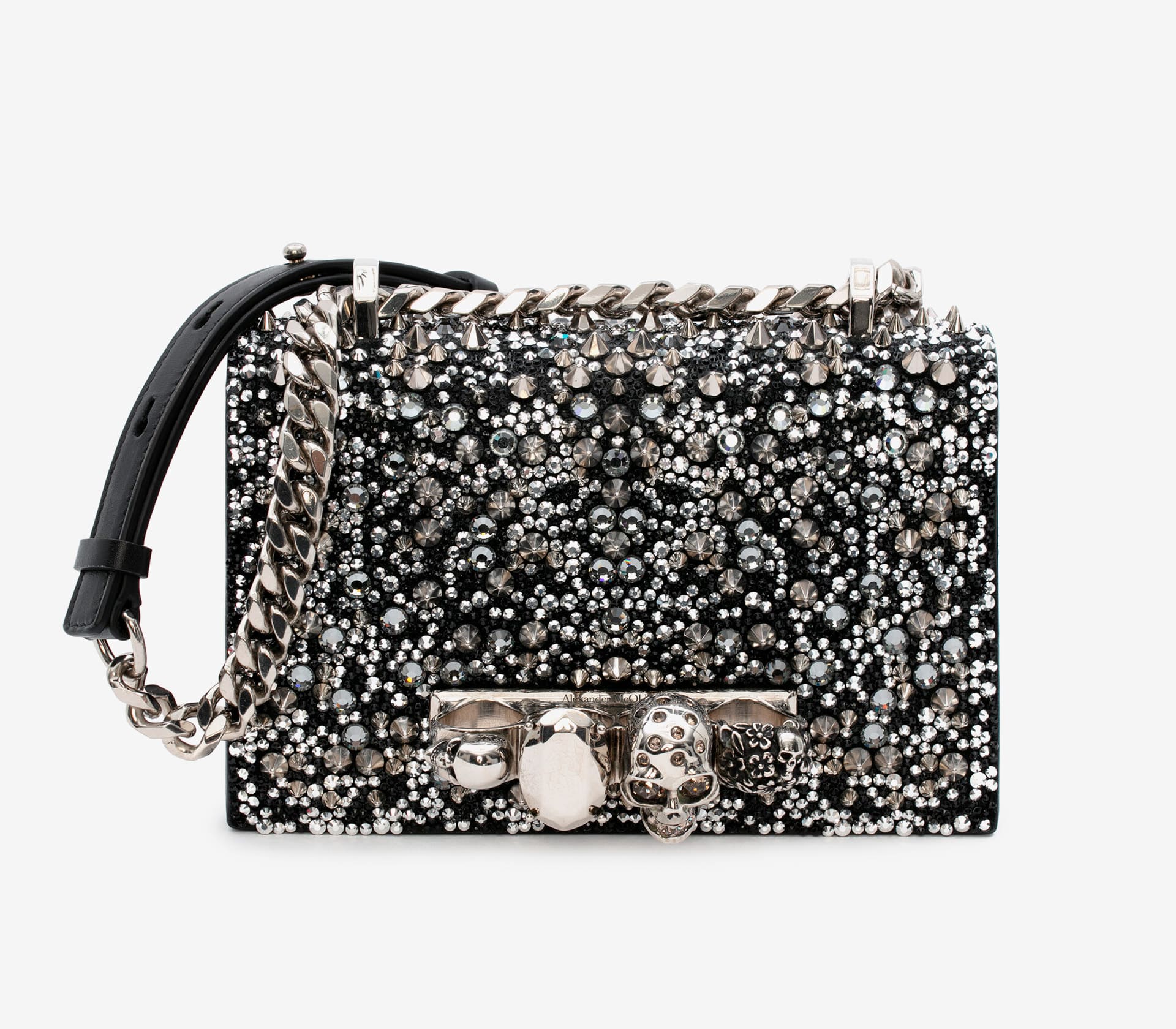 Sleek Rectangle Jeweled